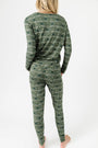 Glory to God Olive PJ Womens Long Sleeve Jogger Set Bamboo