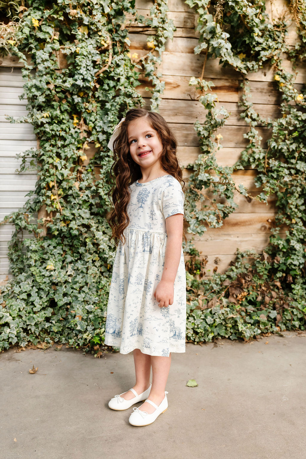 The Empty Tomb Short Sleeve Twirl Dress Cotton