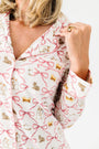 Let Us Adore Him PJ Womens Notch Collar Set Bamboo