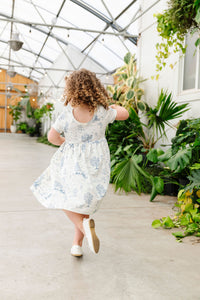 The Empty Tomb Short Sleeve Twirl Dress Cotton