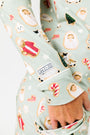 Gingerbread Jesus PJ Womens Notch Collar Set Cotton