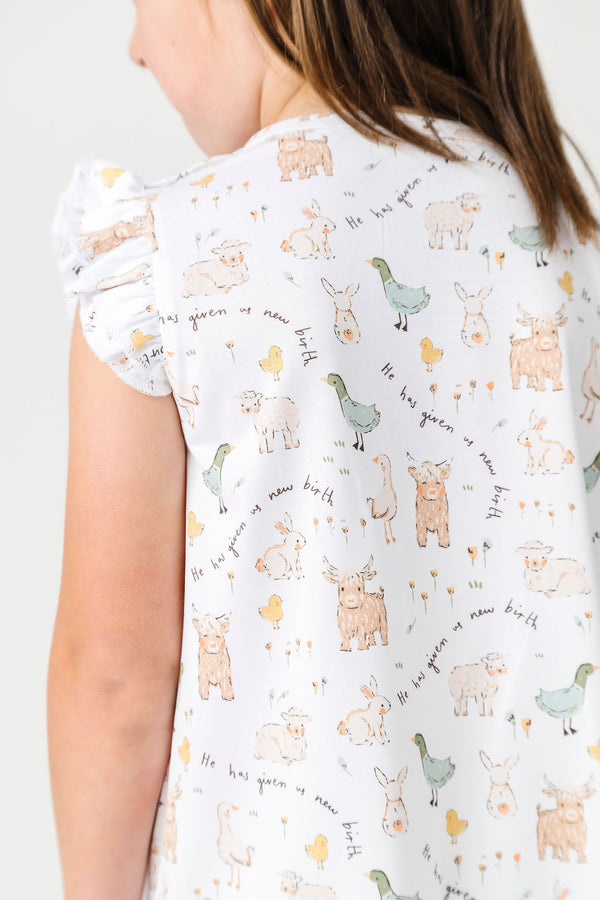 New Birth PJ Girls Nightgown Polyester