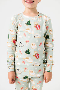 Gingerbread Jesus PJ Long Sleeve Set Cotton