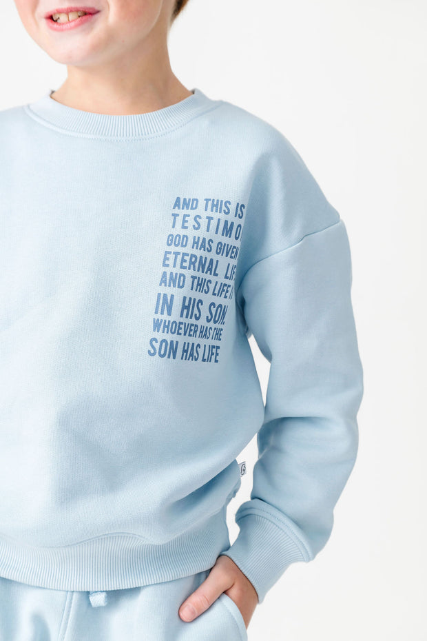 Eternal Life Skyway Fleece Crewneck