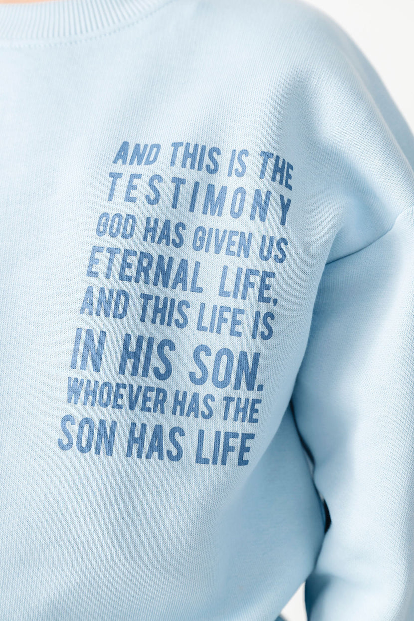Eternal Life Skyway Fleece Crewneck