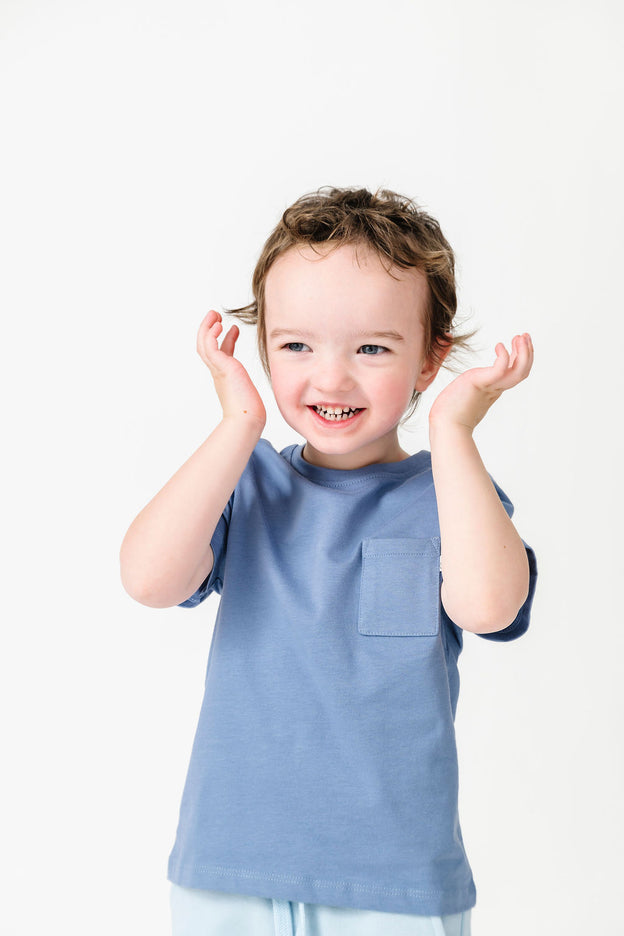 Kids Infinity Prayer Pocket T-Shirt | Short Sleeve