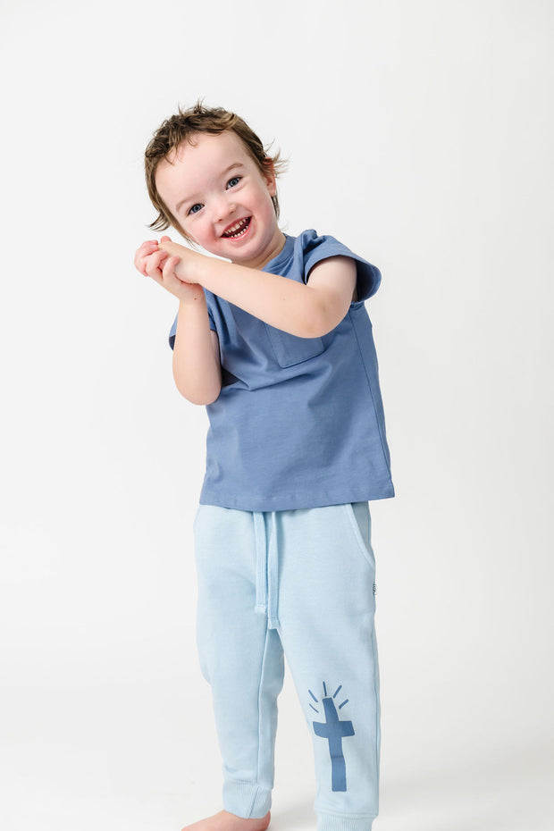 Kids Infinity Prayer Pocket T-Shirt | Short Sleeve