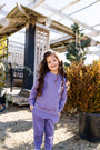 Eternal Life Purple Fleece Crewneck