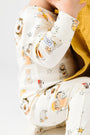 Away in a Manger PJ Footed Onesie Cotton