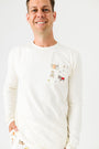 Away in a Manger Men's PJ Set Cotton