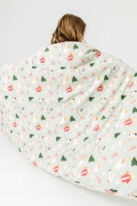 Gingerbread Jesus Blanket Cotton