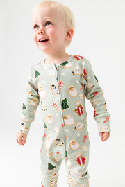 Gingerbread Jesus PJ Footed Onesie Cotton