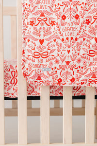 No Greater Love Pink Blanket Bamboo