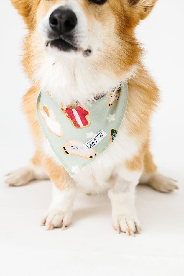 Gingerbread Jesus Pet Bandana Cotton