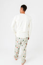 Gingerbread Jesus PJ Mens Long Sleeve Jogger Set Cotton