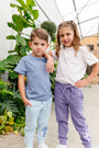 Kids Orchid Prayer Pocket T-Shirt | Short Sleeve