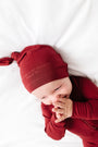 The Lord is My Strength Red Knotted Hat Bamboo