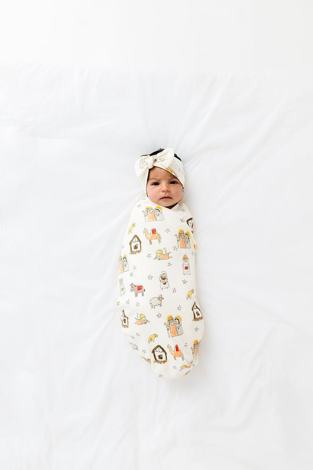 Away in a Manger Swaddle Cotton