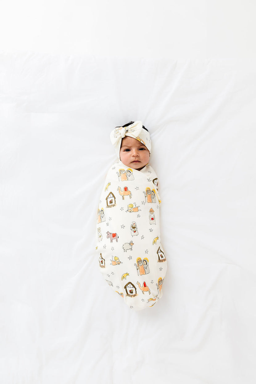 Away in a Manger Swaddle Cotton