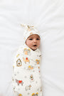 Away in a Manger Knotted Hat Cotton