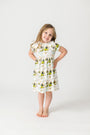 He Is Risen Short Sleeve Twirl Dress Cotton