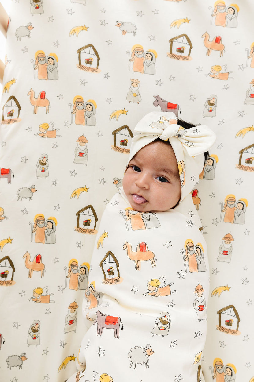 Away in a Manger Headband Cotton