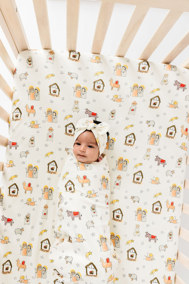 Away in a Manger Swaddle Cotton