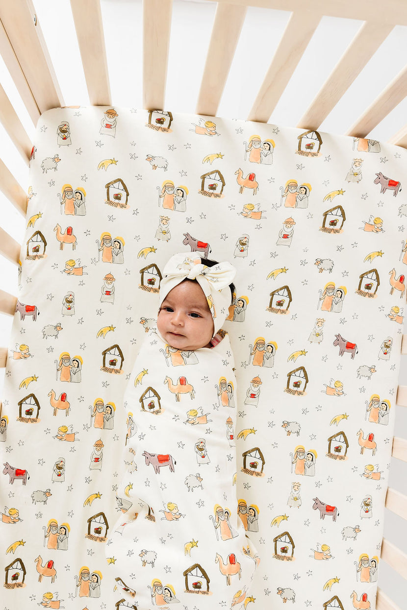 Away in a Manger Swaddle Cotton