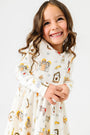 Away in a Manger Twirl Dress Cotton