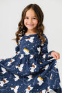 Kids Heaven & Nature Sing Twirl Dress Cotton | Long Sleeve