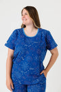 Set Free in Christ Womens PJ Short Sleeve Jogger Set Cotton