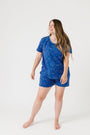 Set Free in Christ Womens PJ Shorts Set Cotton