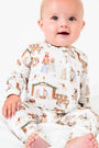 The First Noel PJ Footless Onesie Bamboo