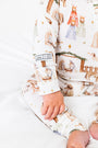 The First Noel PJ Footless Onesie Bamboo