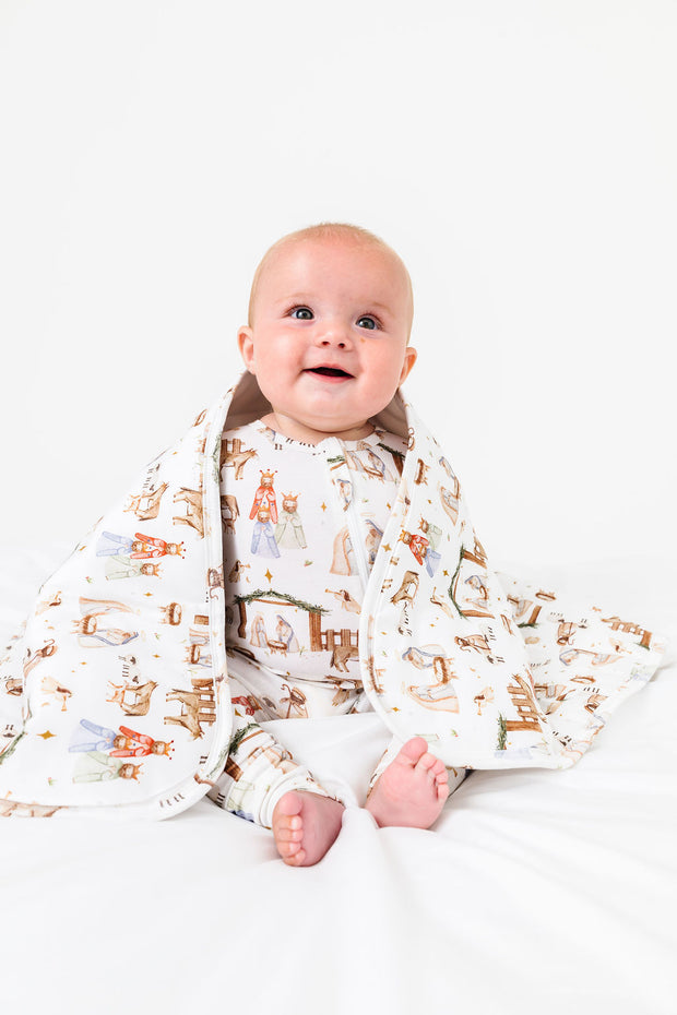 The First Noel Blanket Bamboo