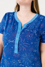 Set Free in Christ Womens PJ Nightgown Cotton