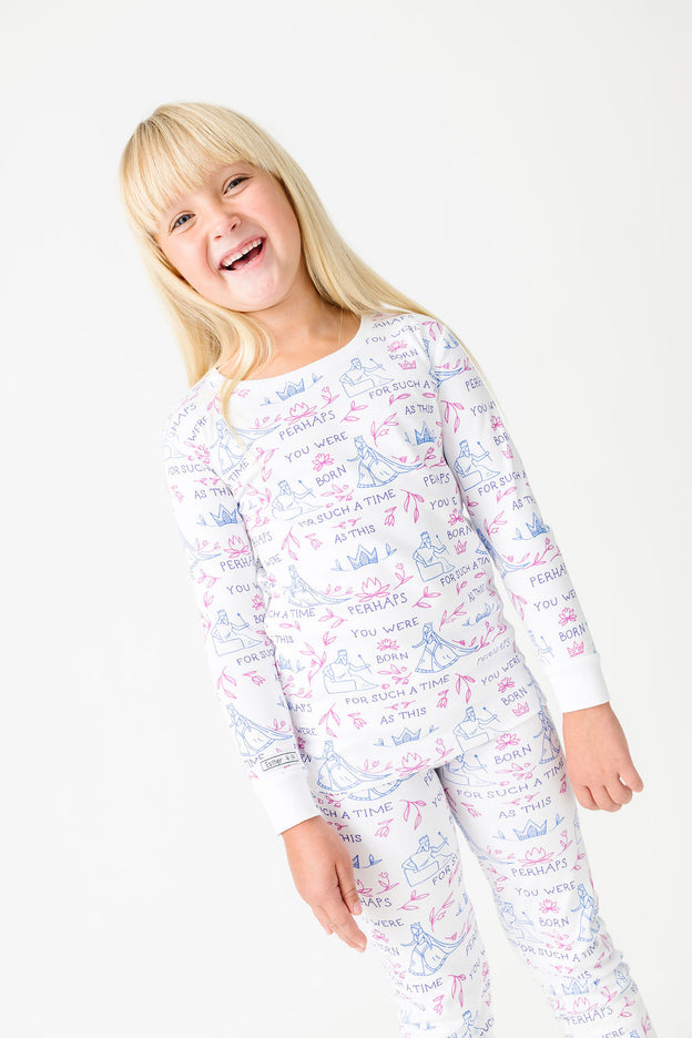 Queen Esther PJ Long Sleeve Set Cotton