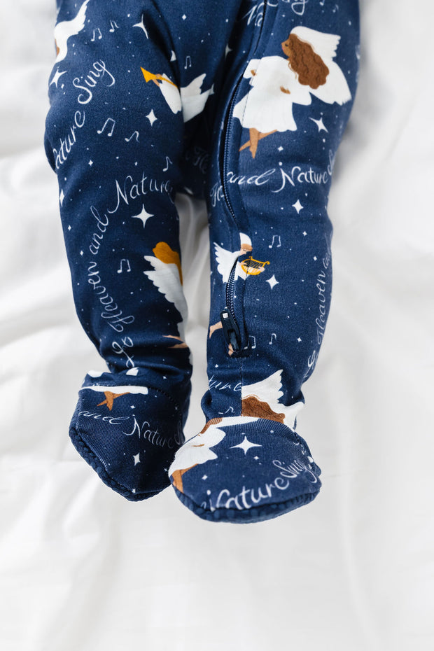 Heaven & Nature Sing PJ Footed Onesie Cotton