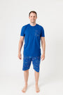 Set Free in Christ Mens PJ Shorts Set Cotton