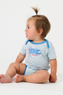 Baby Set Free in Christ Bodysuit Cotton | Short Sleeve