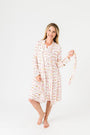 Let Us Adore Him PJ Womens Robe Bamboo