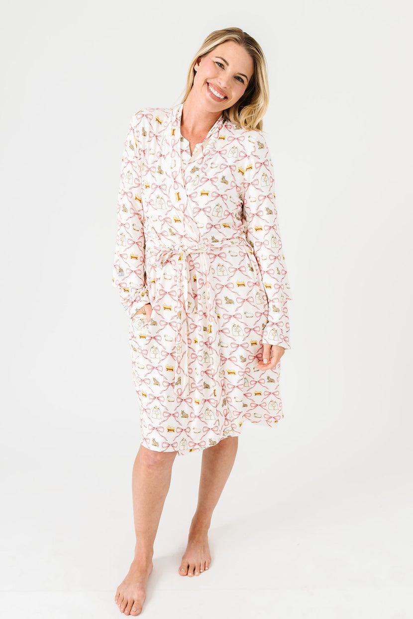 Let Us Adore Him PJ Womens Robe Bamboo