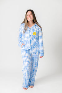 The Risen Son Womens PJ Notch Collar Set Bamboo
