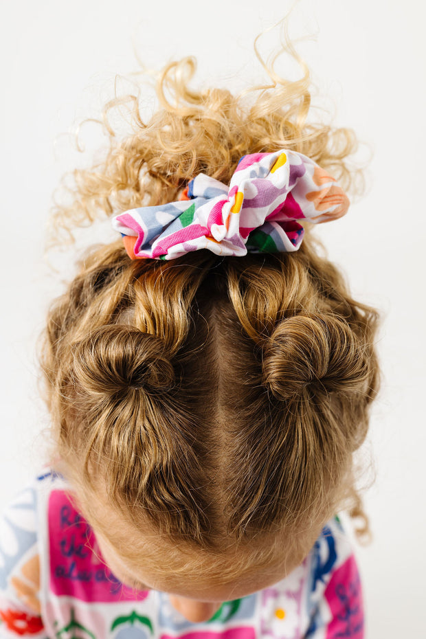 Rejoice in the Lord Floral Scrunchies | 3 Pack