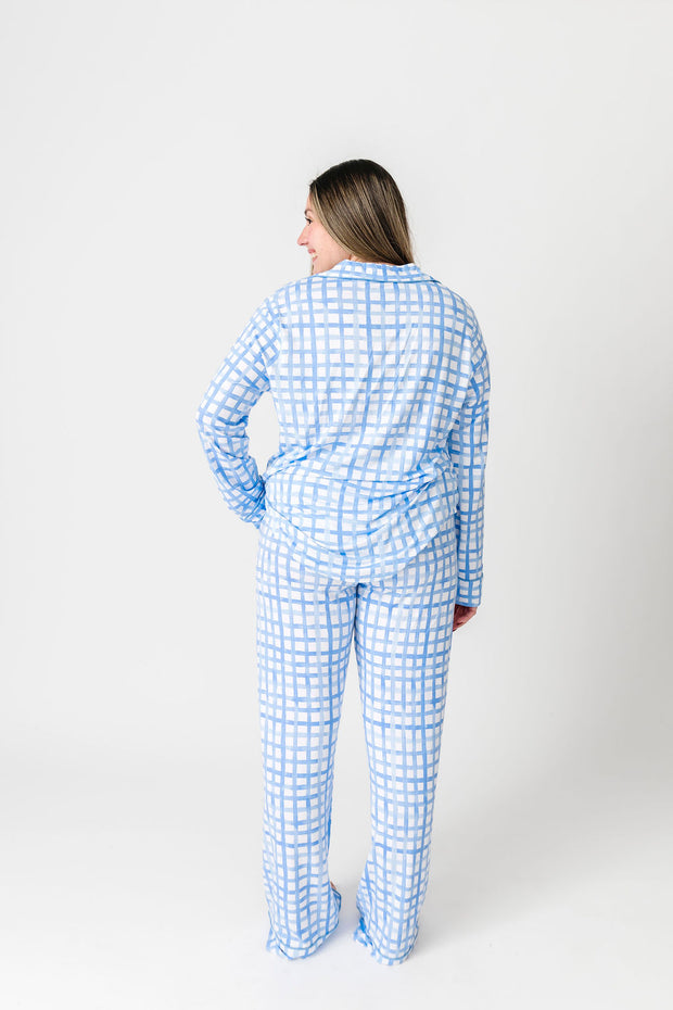 The Risen Son Womens PJ Notch Collar Set Bamboo