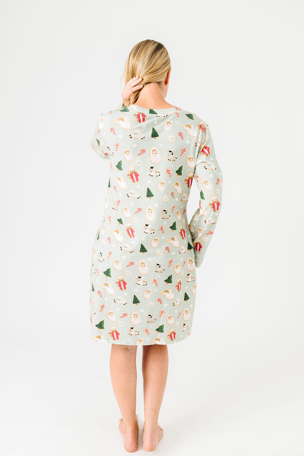 Gingerbread Jesus PJ Womens Nightgown Cotton