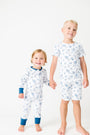 David & Goliath Blue PJ Footless Onesie Cotton