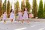 God is Love Short Sleeve Twirl Dress Bodysuit Cotton
