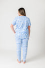 The Risen Son Womens PJ Short Sleeve Jogger Set Bamboo