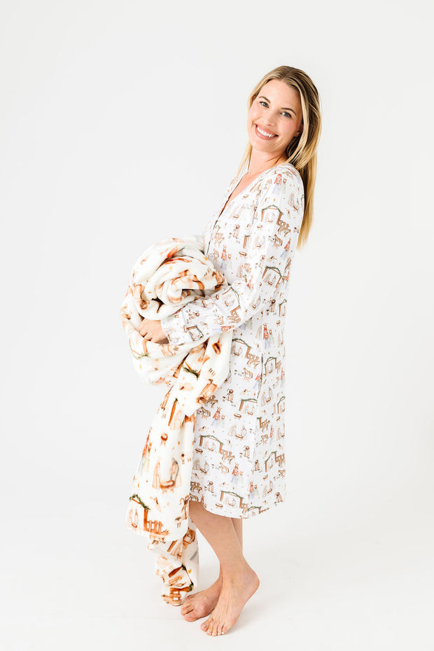The First Noel Womens Nightgown Bamboo